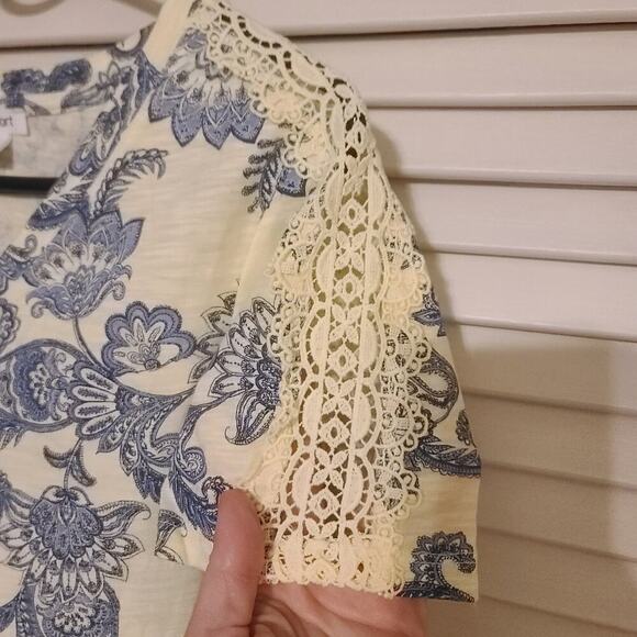 Westport NWT Ladies Vneck Tee Dressbarn Blouse Summer - Picture 6 of 8